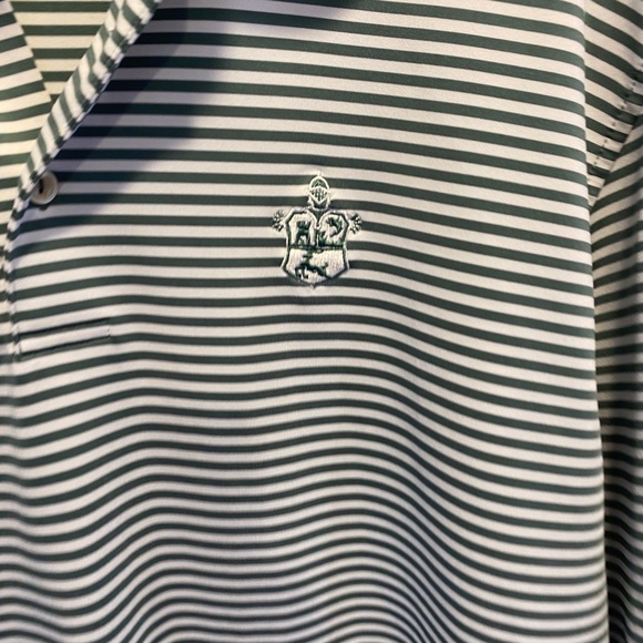 Peter millar button up large green - Picture 5 of 12